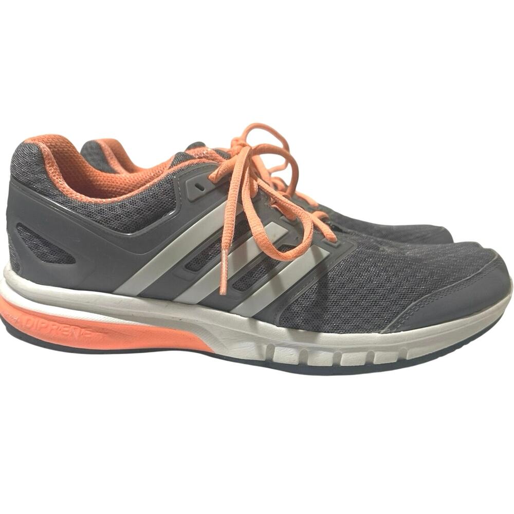 Adidas Adiprene+ running sneakers womens size 10 grey & orange # 111117819